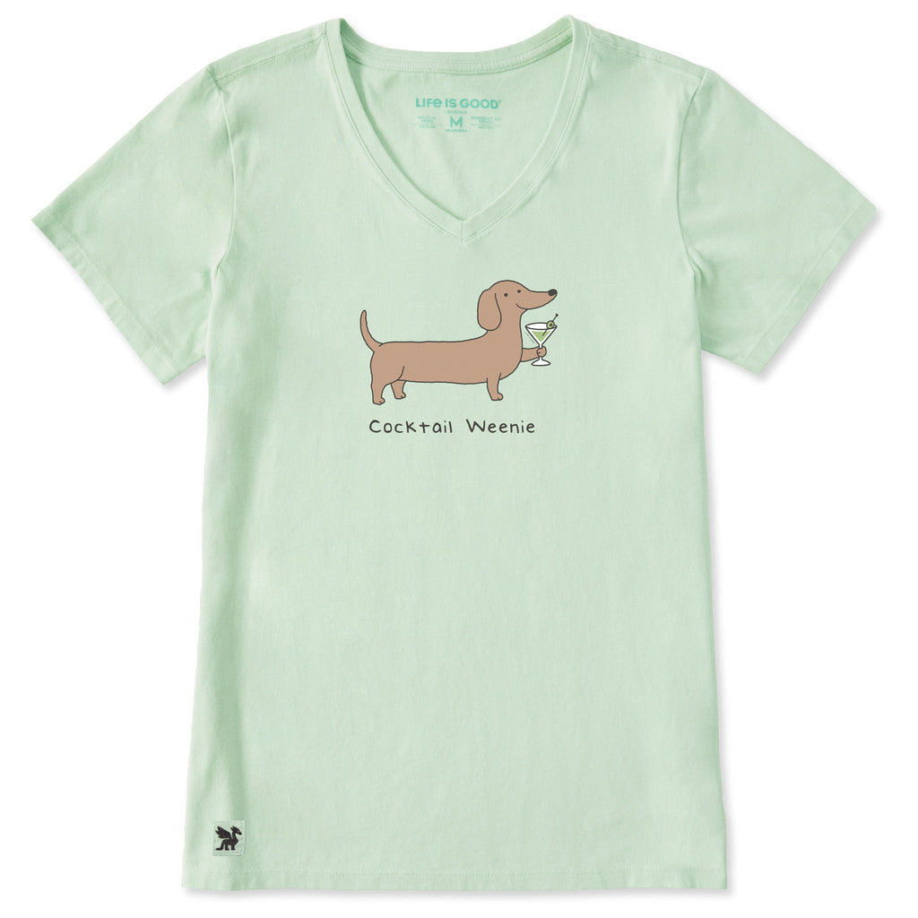 Women's Cocktail Weenie Short Sleeve Crusher Vee product image 1
