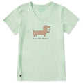 Women's Cocktail Weenie Short Sleeve Crusher Vee product image 1