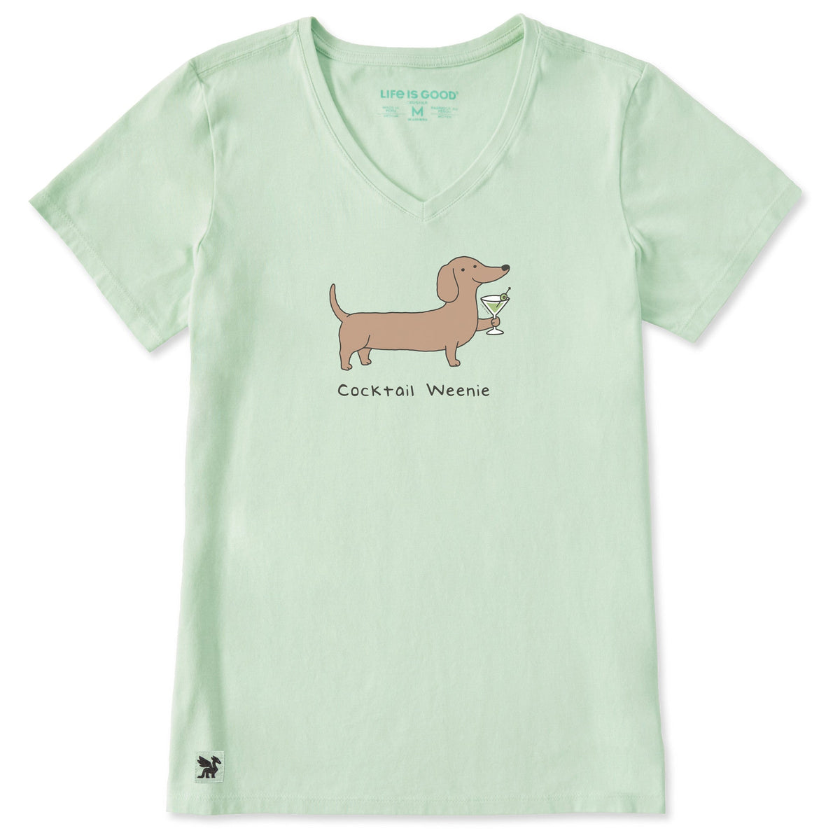 Women's Cocktail Weenie Short Sleeve Crusher Vee product image 1