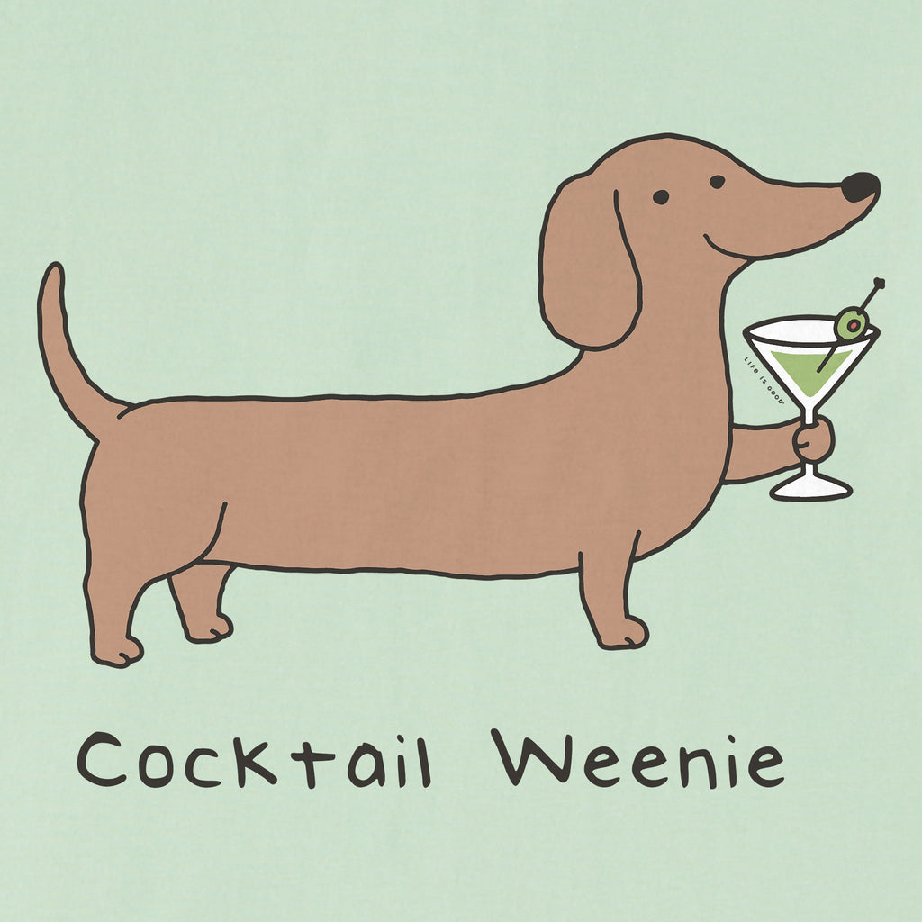 Women's Cocktail Weenie Short Sleeve Crusher Vee product image 2