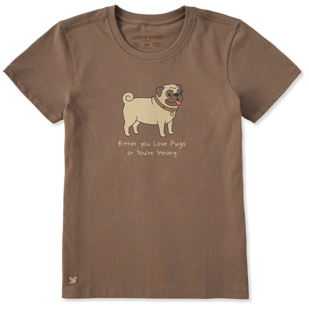 Women's Either You Love Pugs Or You're Wrong Short Sleeve product image 1
