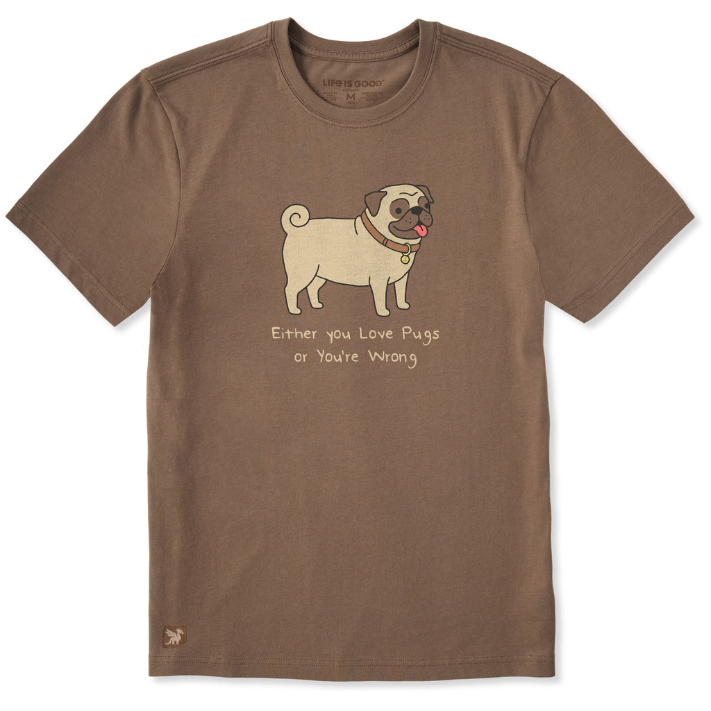 Men's Either You Love Pugs Or You're Wrong Short Sleeve product image 1