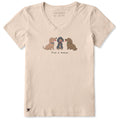 Women's Pick A Wiener Dog Short Sleeve Crusher Vee product image 1
