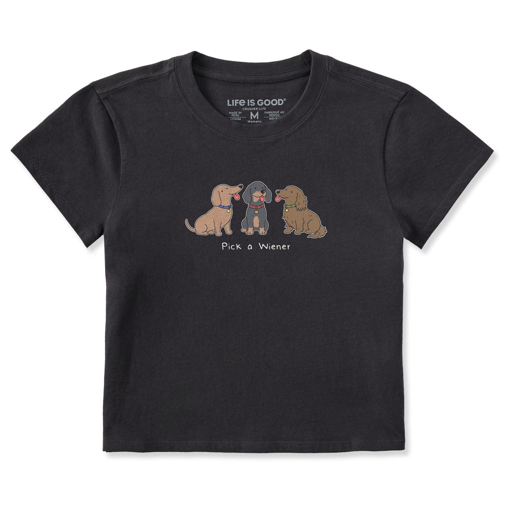 Women's Pick A Wiener Dog Crusher-LITE Shrunken Tee product image 1