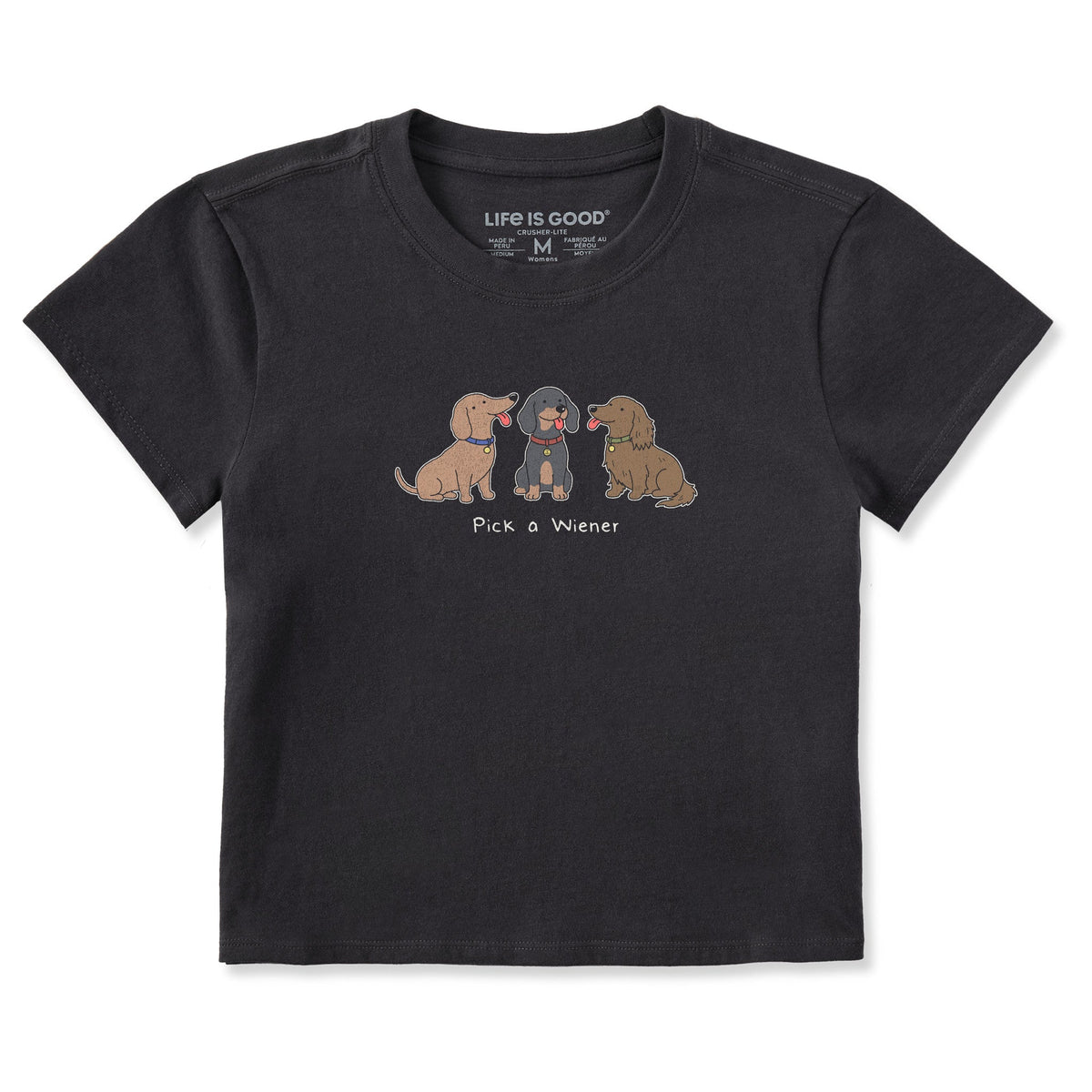 Women's Pick A Wiener Dog Crusher-LITE Shrunken Tee product image 1