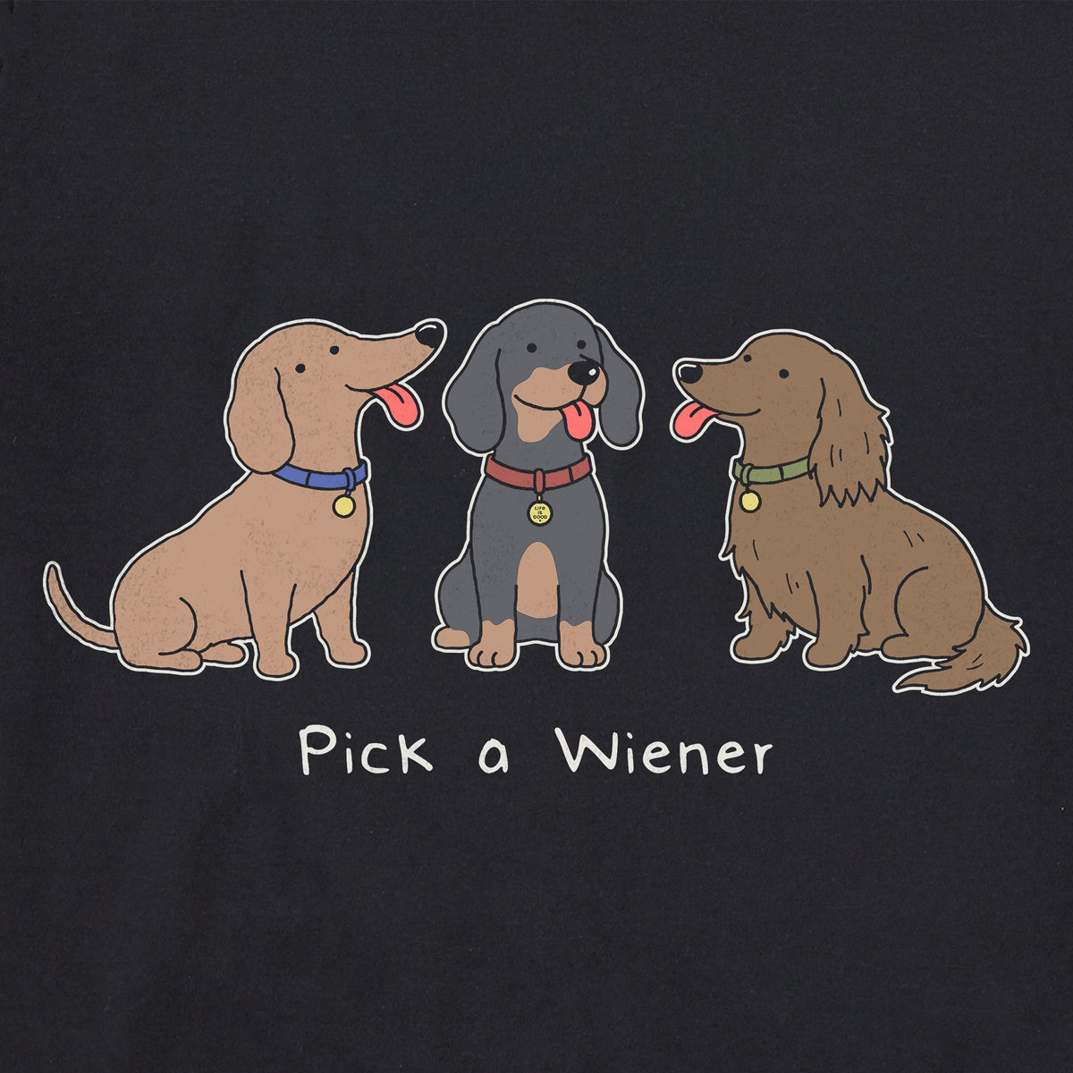 Women's Pick A Wiener Dog Crusher-LITE Shrunken Tee product image 2