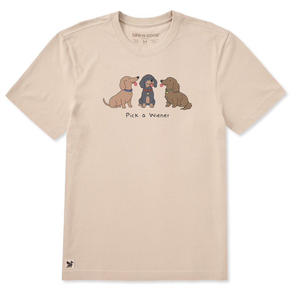 Men's Pick A Wiener Dog Short Sleeve Crusher Tee product image 1