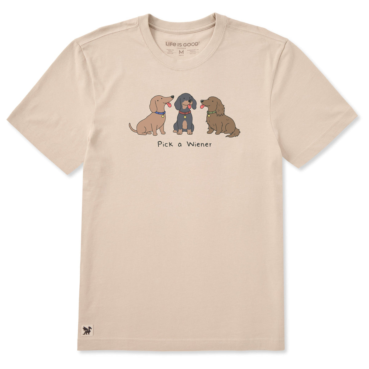 Men's Pick A Wiener Dog Short Sleeve Crusher Tee product image 1