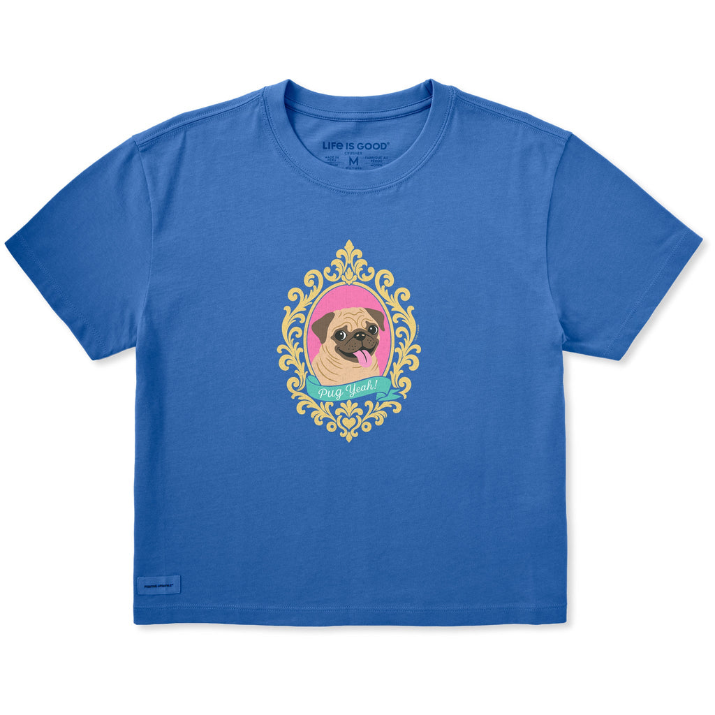 Women's Pug Yeah! Short Sleeve Crusher Boxy Tee product image 1