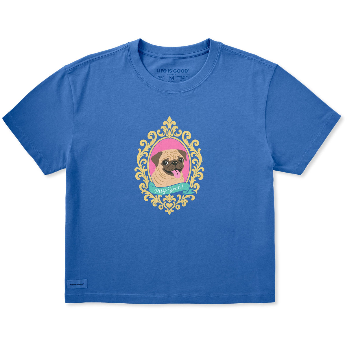 Women's Pug Yeah! Short Sleeve Crusher Boxy Tee product image 1