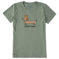 Women's Short King Dachshund Sleeve Crusher Tee product image 1