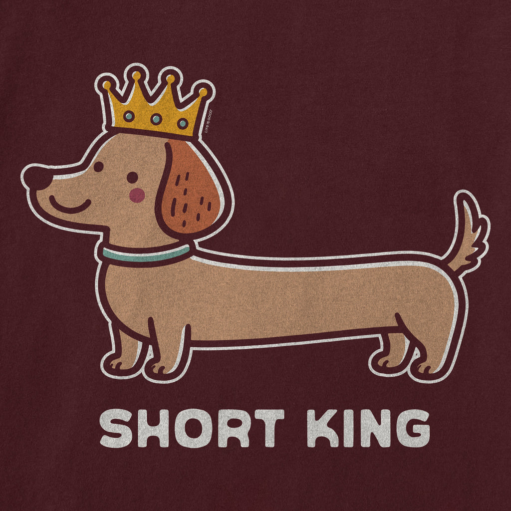 Women's Short King Dachshund Sleeve Crusher Boxy Tee product image 4