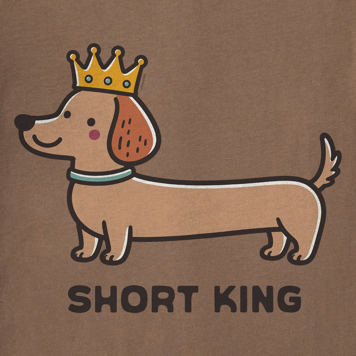 Women's Short King Dachshund Crusher-LITE Shrunken Tee product image 2