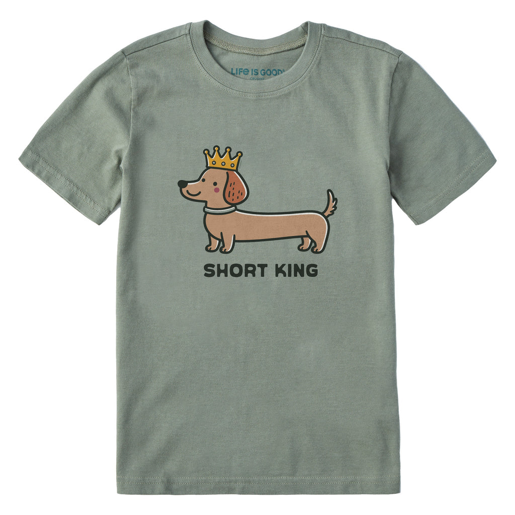 Kids Short King Dachshund Sleeve Crusher Tee product image 1