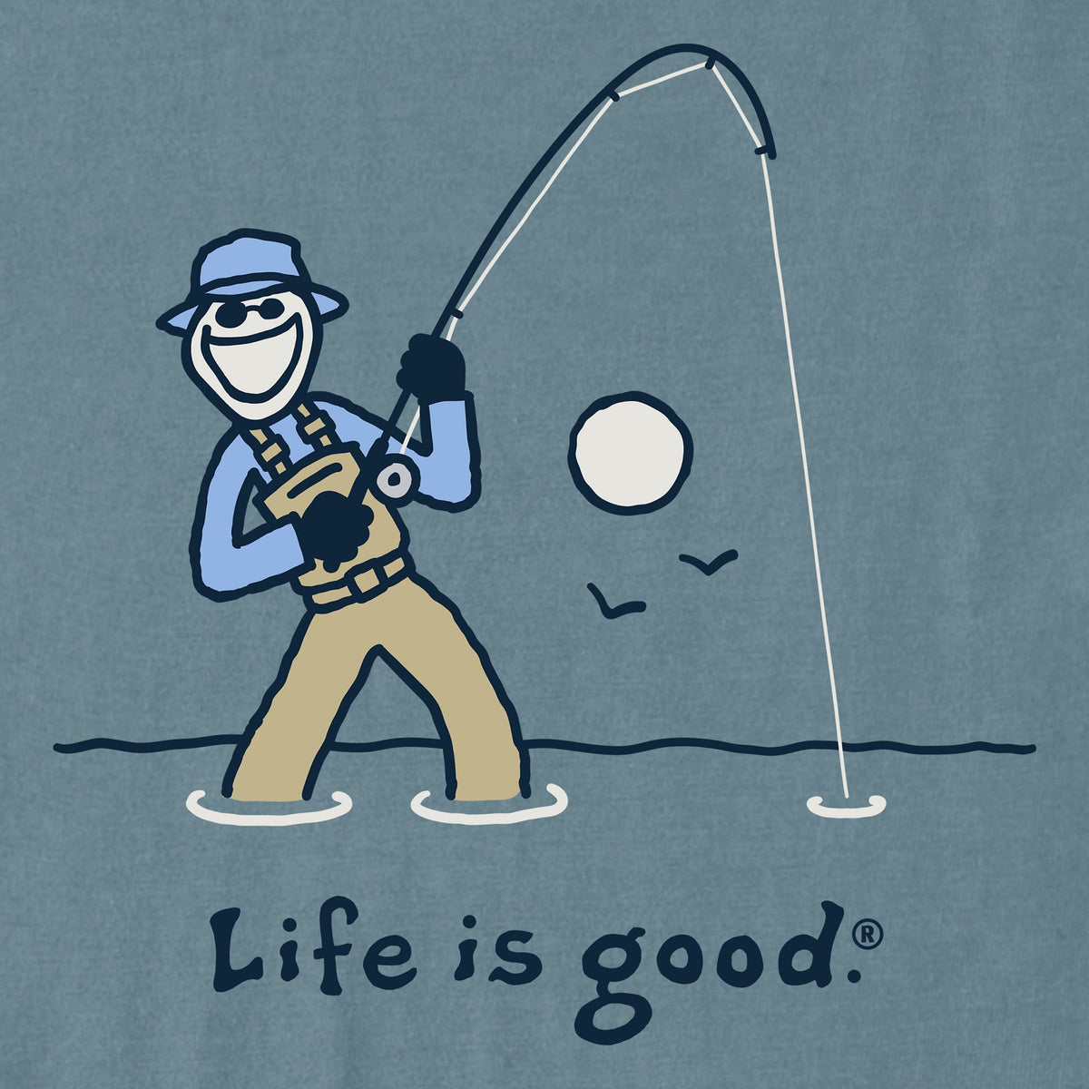Men's Jake Reeling It In Short Sleeve Crusher Tee product image 2