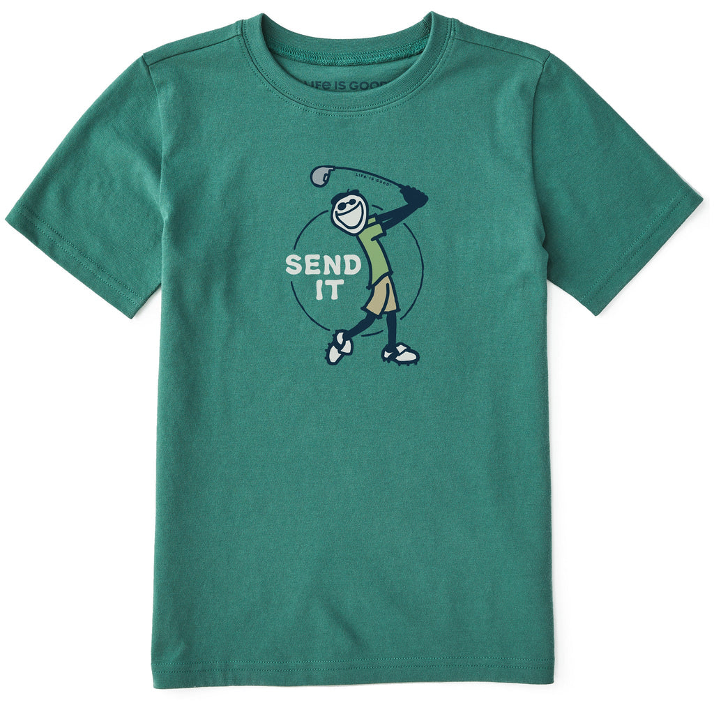 Kids Send It Jake Golf Short Sleeve Crusher Tee product image 1