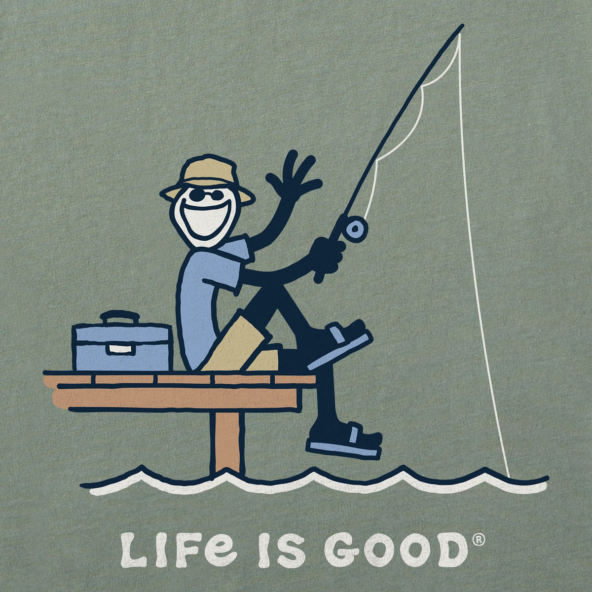 Women's Jake Fishing Dock Short Sleeve Crusher Tee product image 2