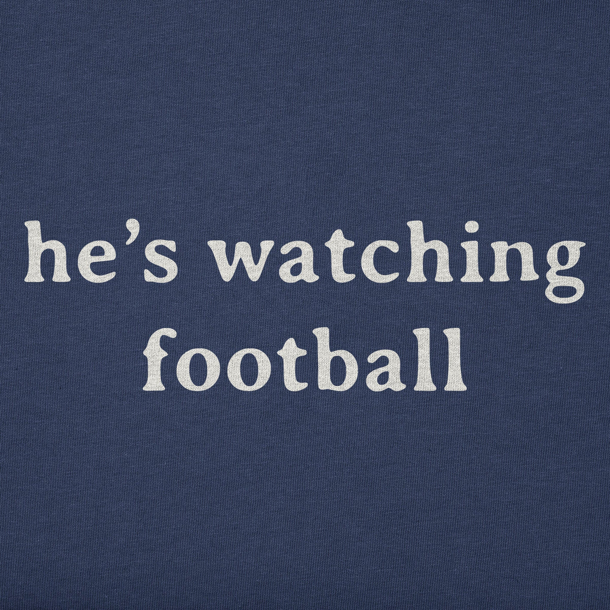 Women's He's Watching Football Short Sleeve Crusher Tee product image 2