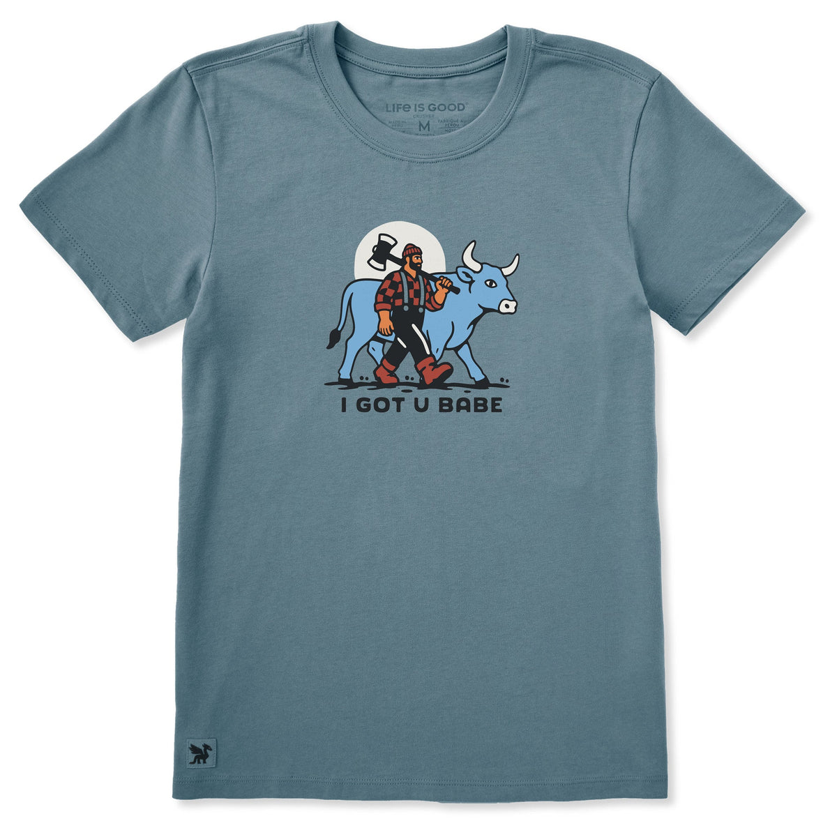 Women's I Got U Babe Paul Bunyan Short Sleeve Crusher Tee product image 1