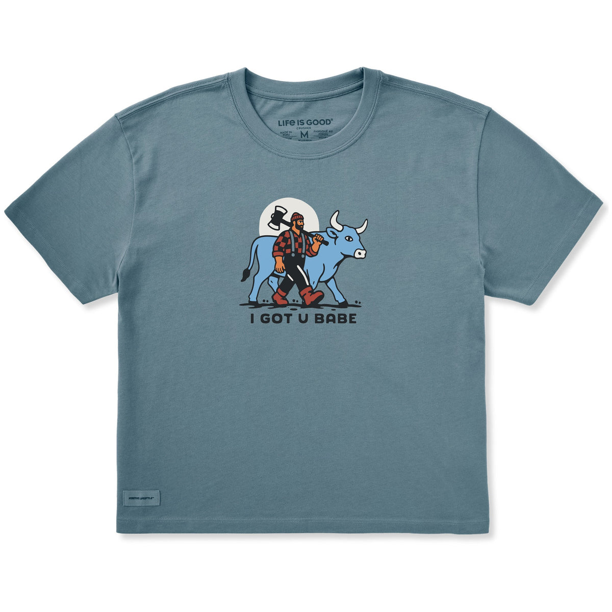 Women's I Got U Babe Paul Bunyan Short Sleeve Crusher Boxy product image 1