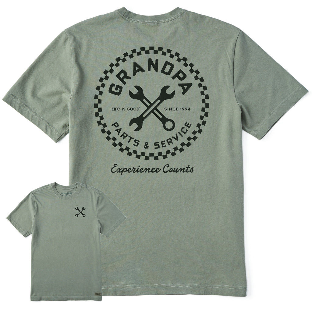 Men's Grandpa Parts and Service Short Sleeve Crusher Tee product image 1