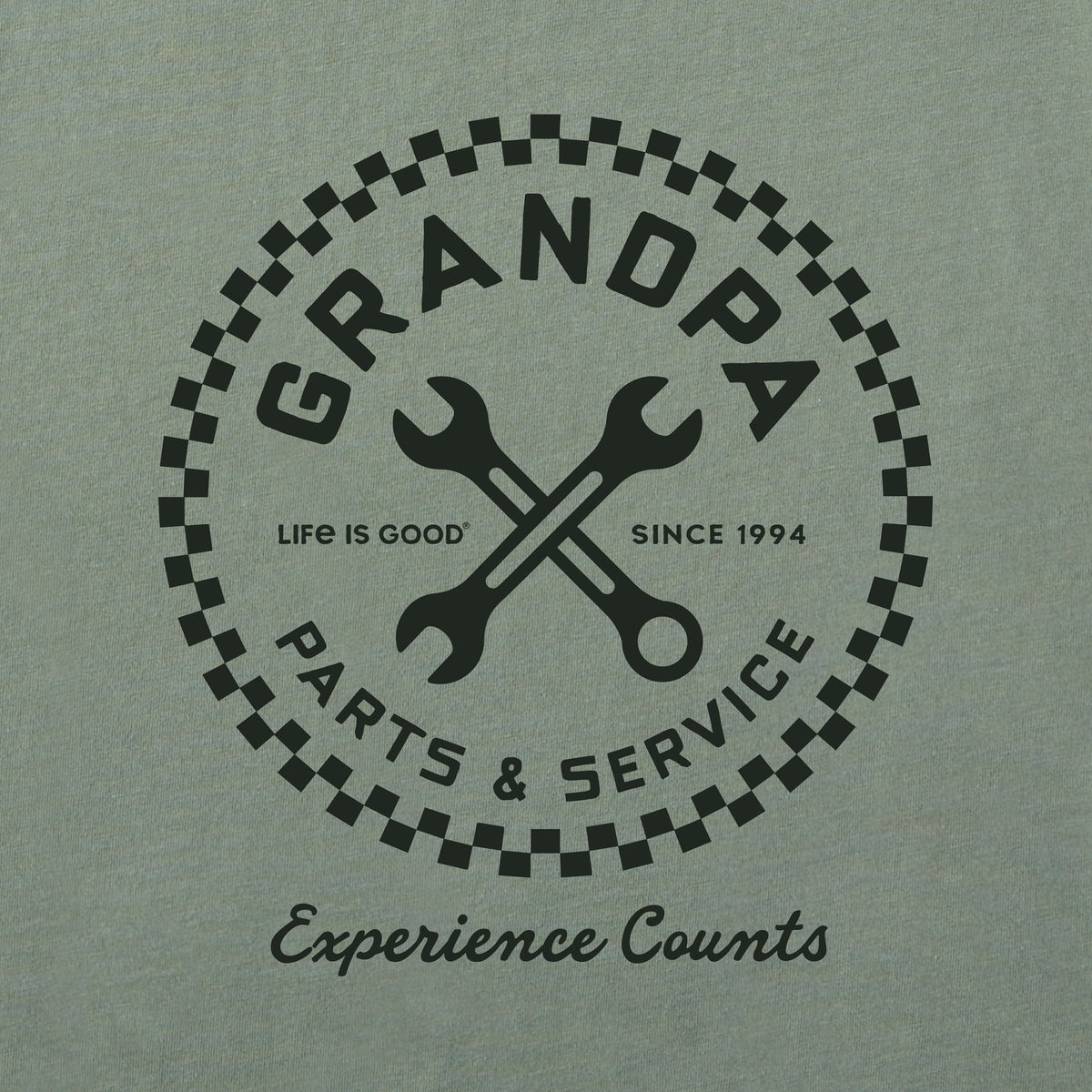 Men's Grandpa Parts and Service Short Sleeve Crusher Tee product image 2