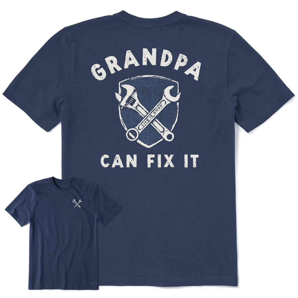 Men's Grandpa Can Fix It Short Sleeve Crusher Tee product image 1