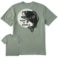 Men's Keep It Simple Fish Short Sleeve Crusher Tee product image 1