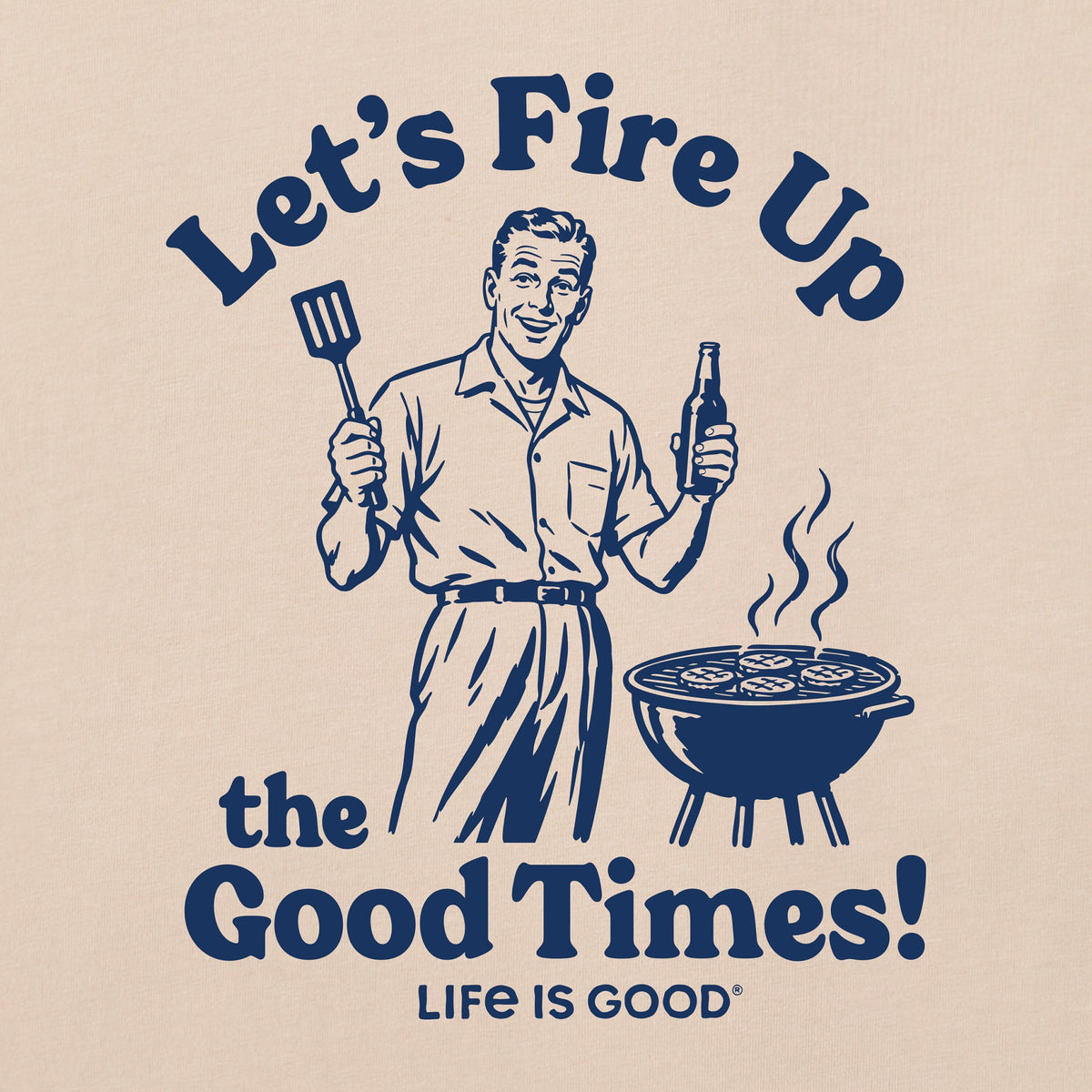 Men's Let's Fire Up the Good Times Short Sleeve Crusher Tee product image 2