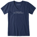 Women's Everyone Relax English Degree Short Sleeve Crusher product image 1