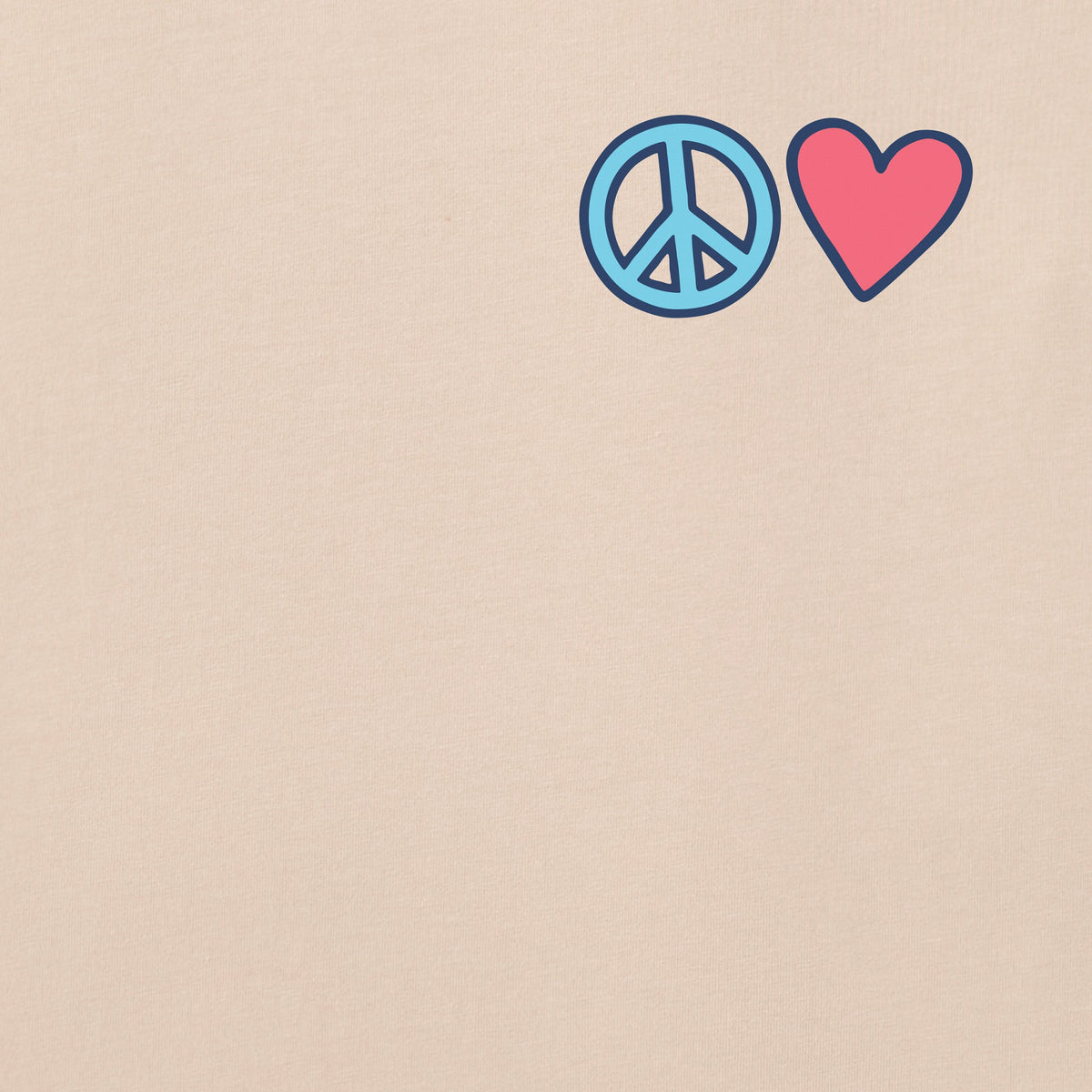 Women's Peace and Love Together Good Vibes Crew