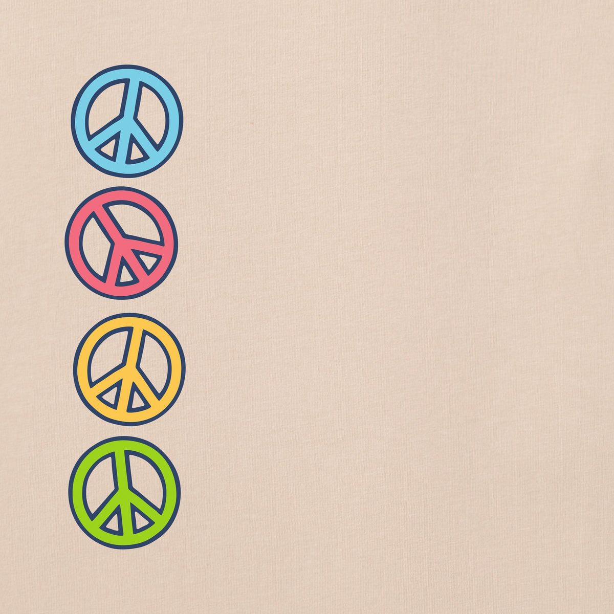 Women's Peace and Love Together Good Vibes Crew