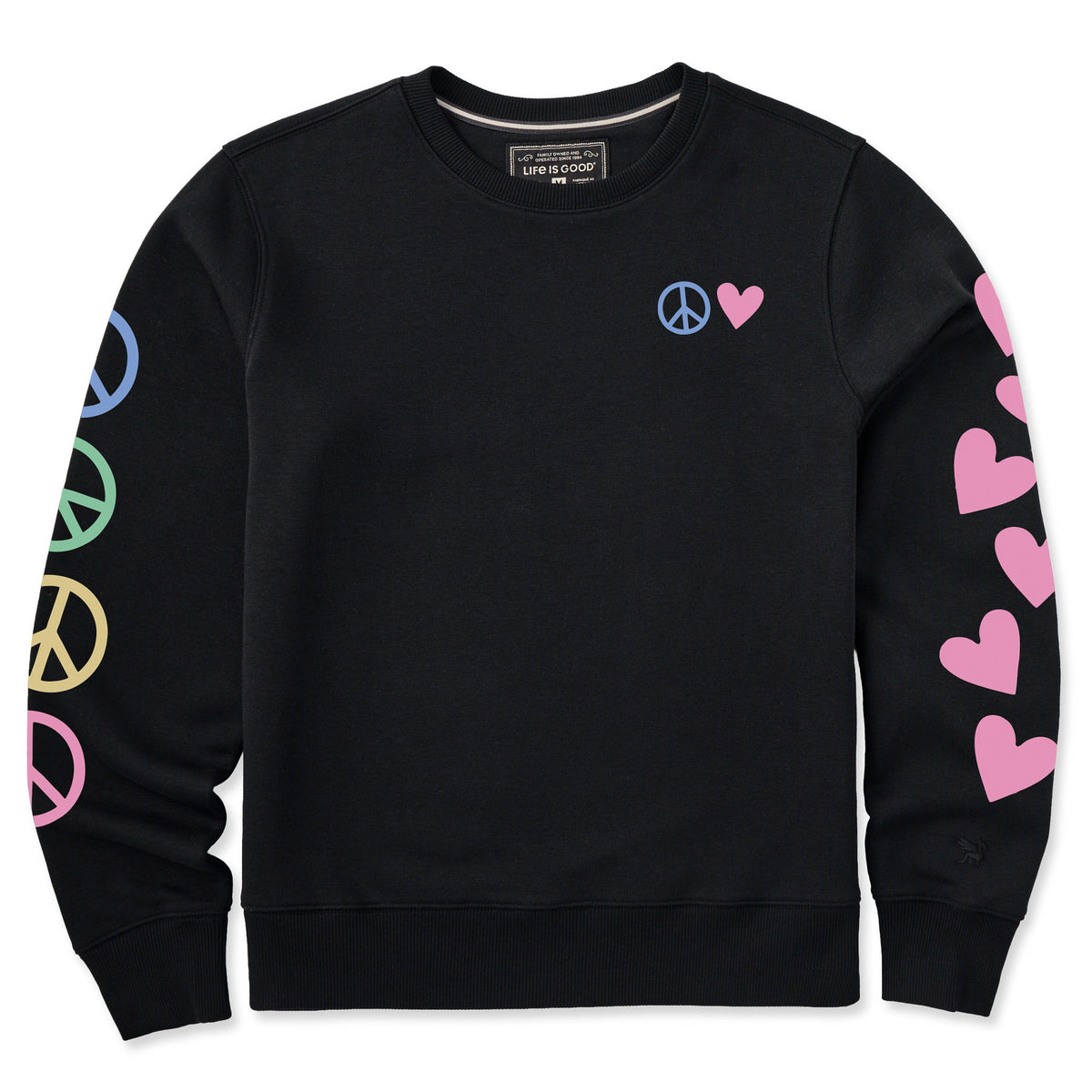 Women's Peace and Love Together Good Vibes Crew