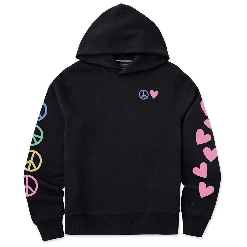 Women's Peace and Love Together Good Vibes Hoodie product image 5