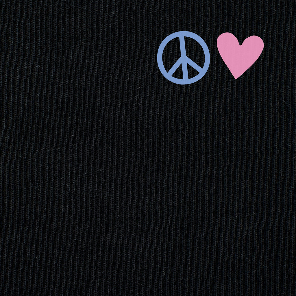 Women's Peace and Love Together Good Vibes Hoodie product image 6