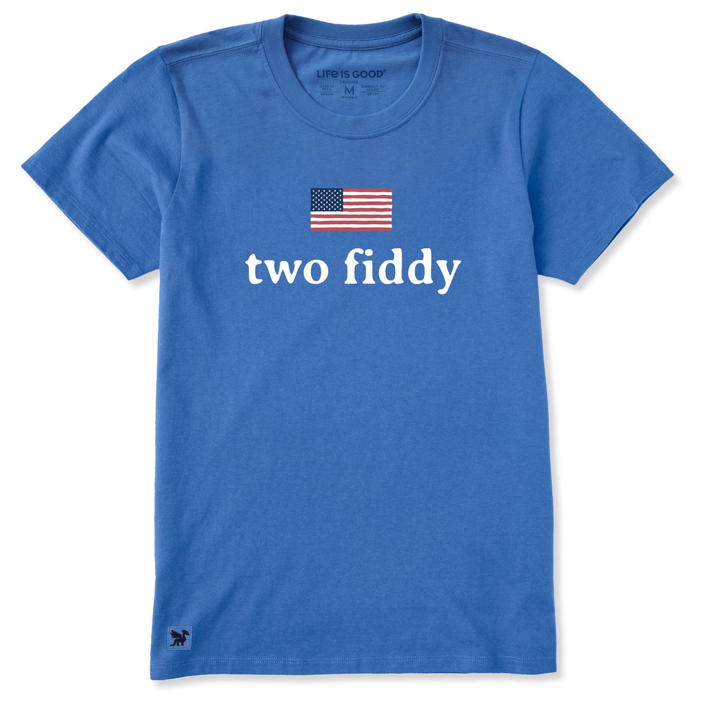 Women's usa two fiddy Short Sleeve Crusher Tee product image 1