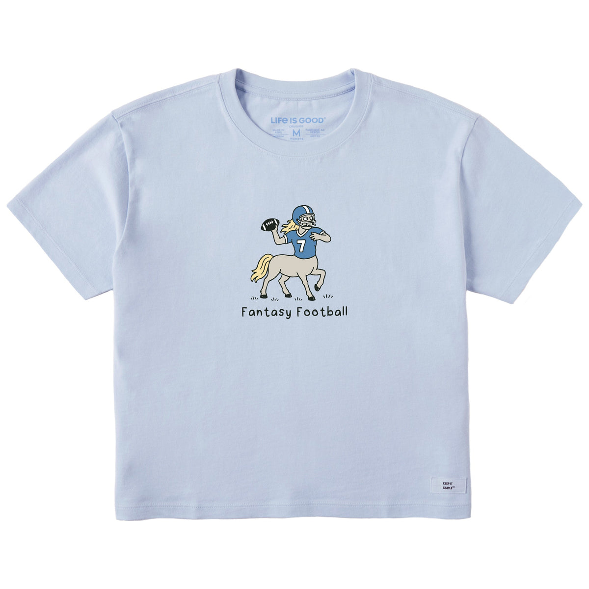 Women's Fantasy Football Centaur Throw Short Sleeve Crusher product image 1