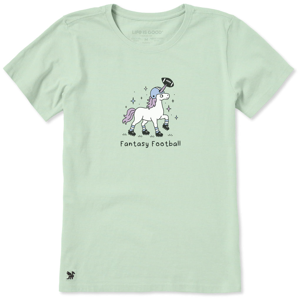 Women's A Fantasy Football Unicorn Short Sleeve Crusher Tee product image 1