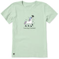 Women's A Fantasy Football Unicorn Short Sleeve Crusher Tee product image 1