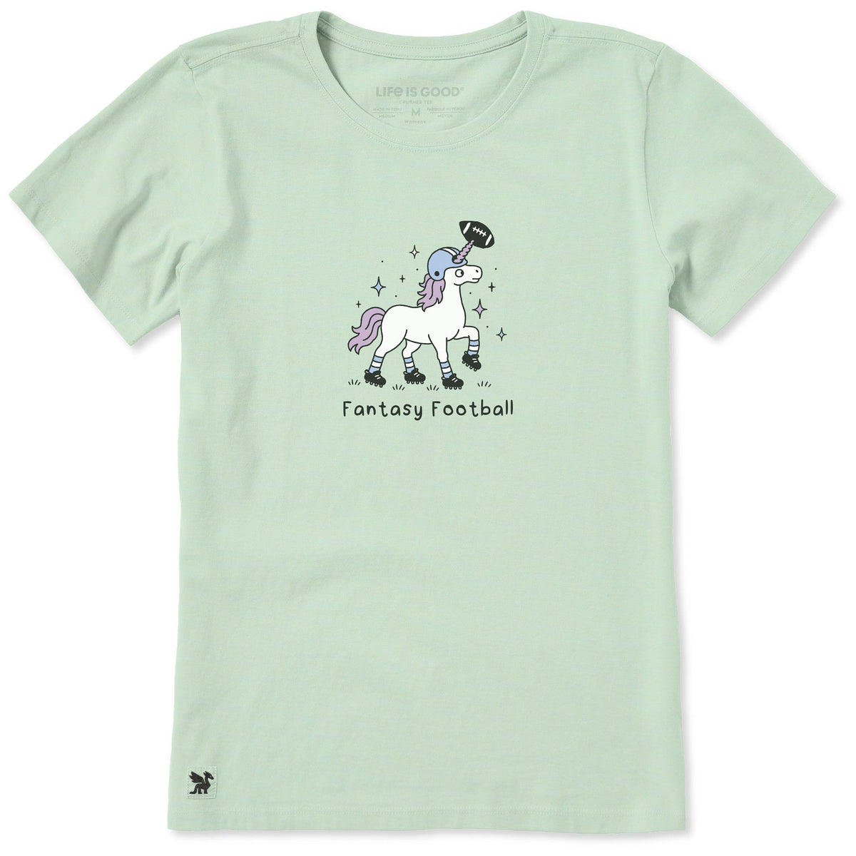 Women's A Fantasy Football Unicorn Short Sleeve Crusher Tee product image 1
