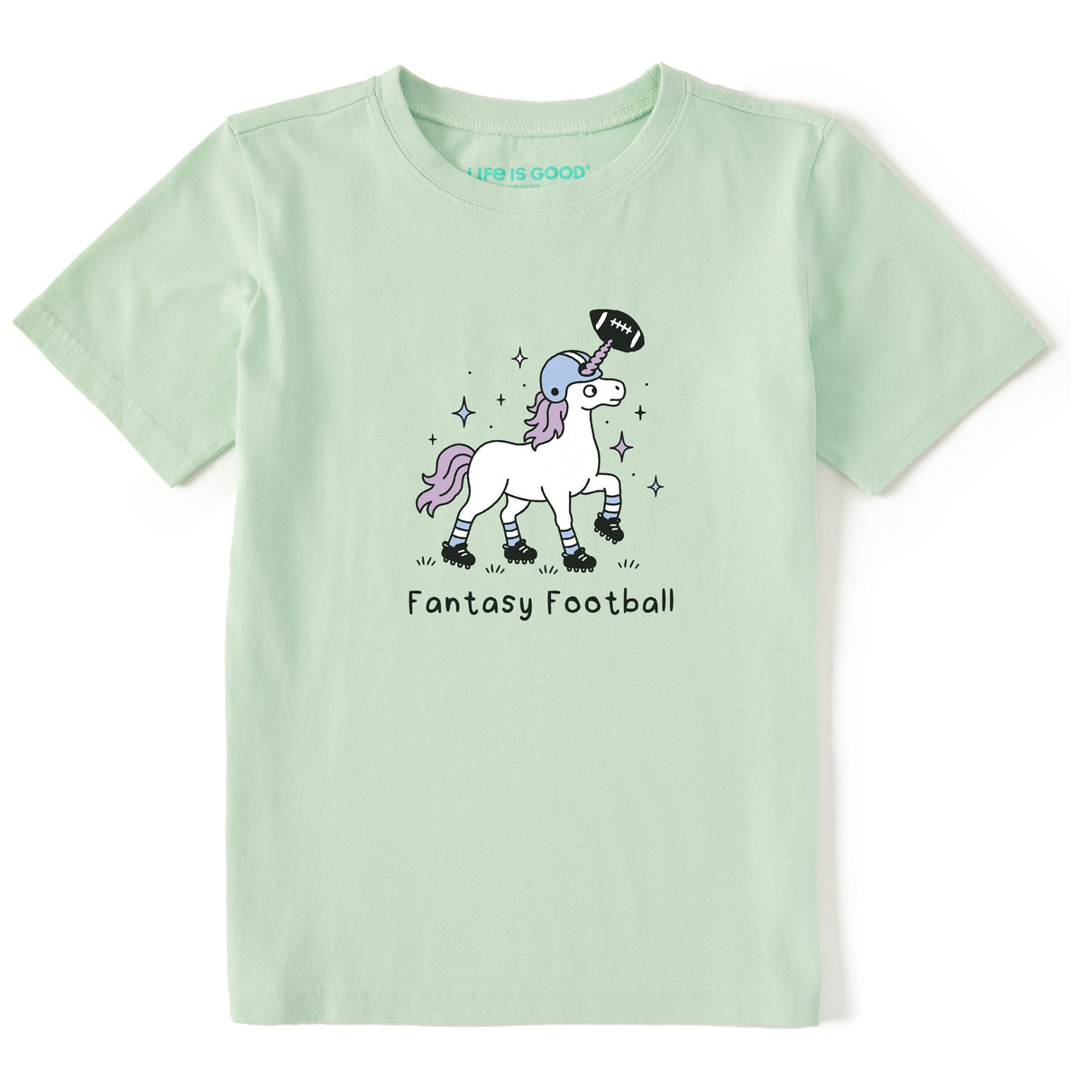 Kids A Fantasy Football Unicorn Short Sleeve Crusher Tee product image 1