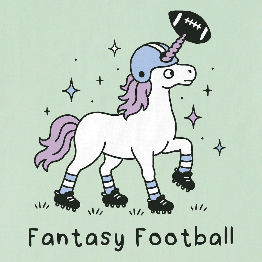 Kids A Fantasy Football Unicorn Short Sleeve Crusher Tee product image 2