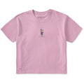 Women's A Little Witch with Broom Short Sleeve Crusher Boxy Tee