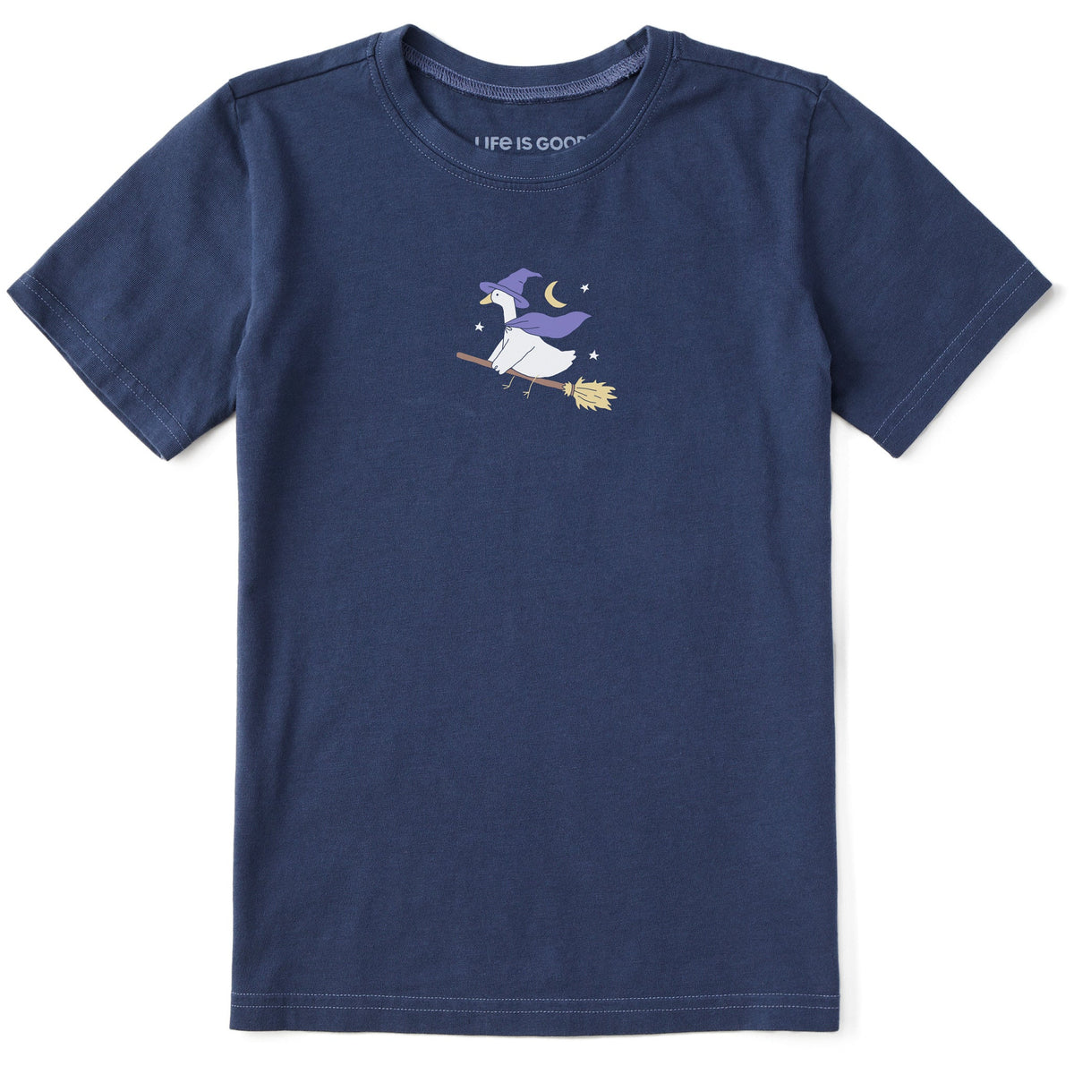 Kids Witchy Goose Short Sleeve Crusher Tee