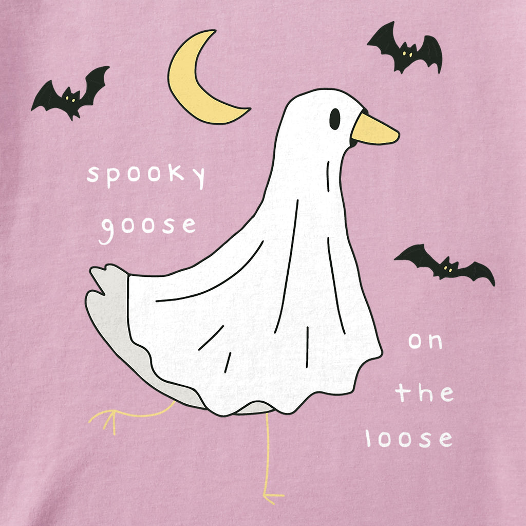 Kids Spooky Goose Short Sleeve Crusher Tee product image 2