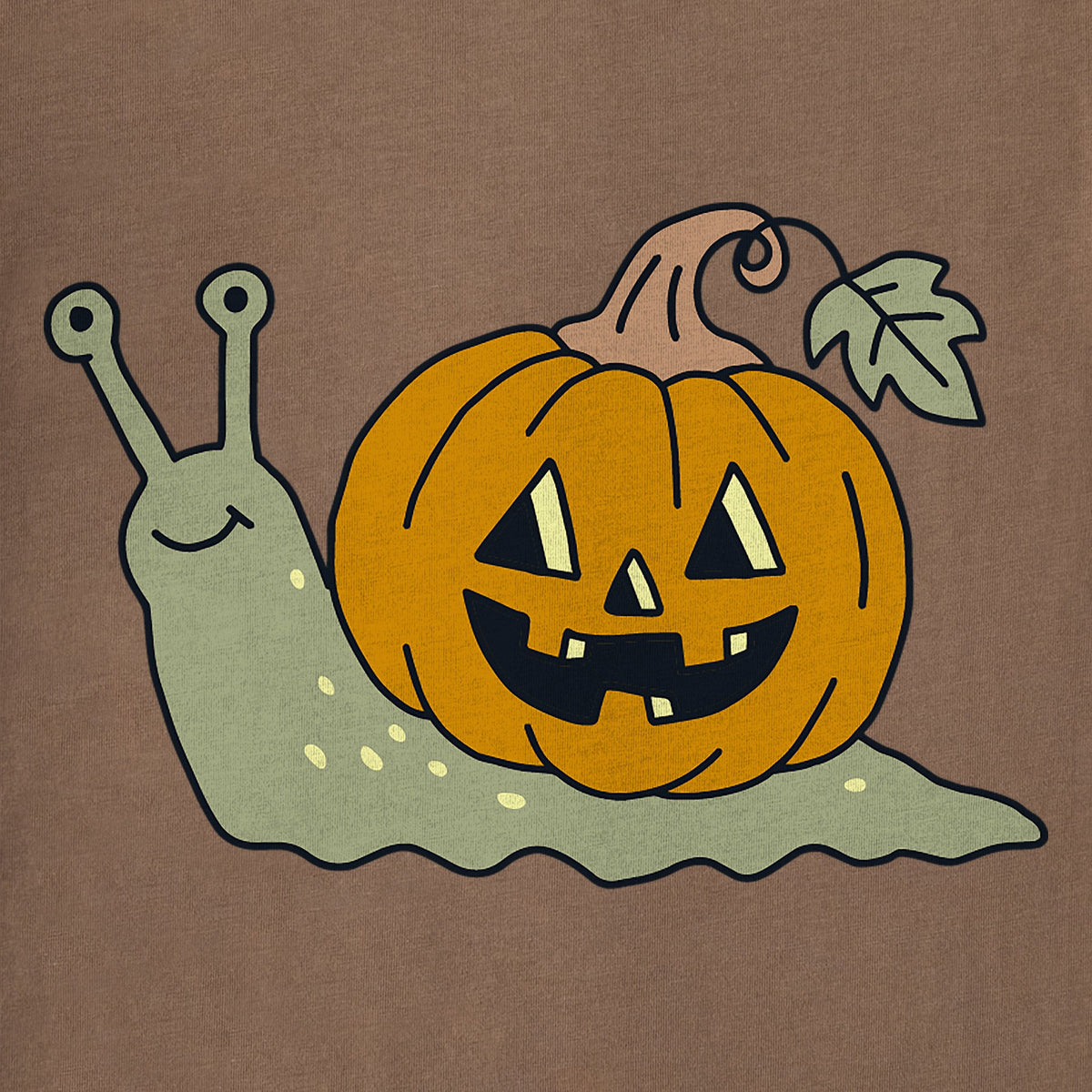 Women's Snail-o-lantern Short Sleeve Crusher Tee product image 2