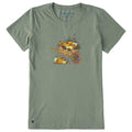 Women's Pumpkin Wheelbarrow Short Sleeve Crusher Tee product image 1