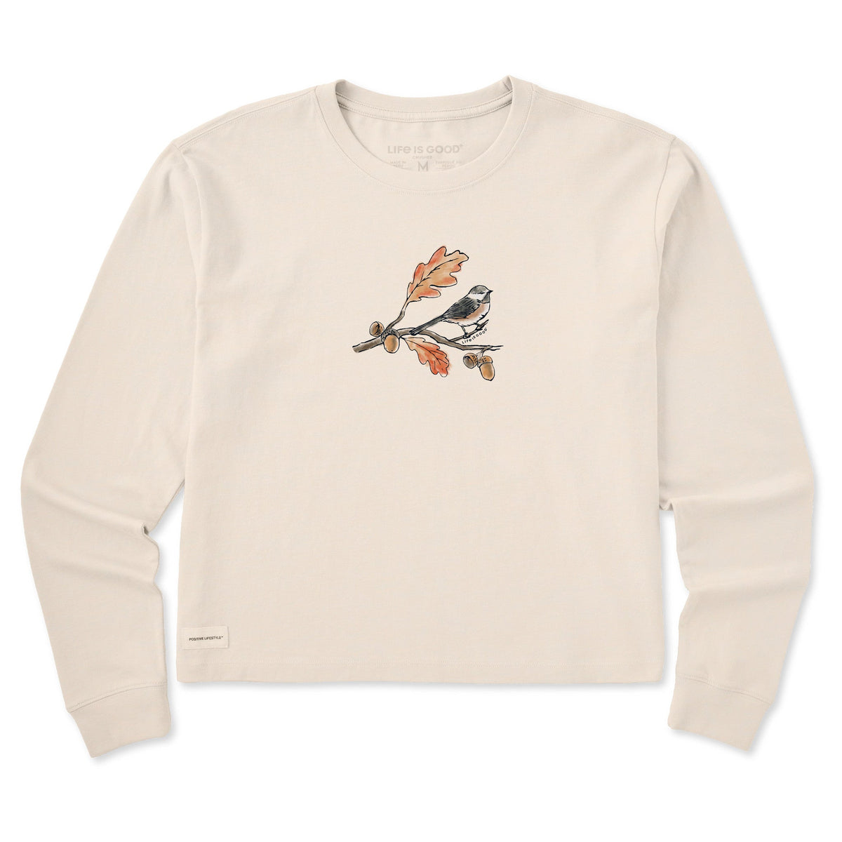 Women's Autumn Bird Long Sleeve Crusher Boxy Tee product image 1