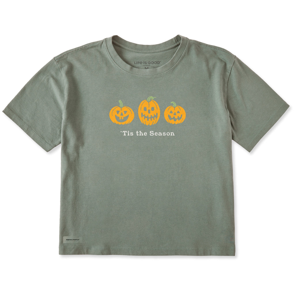 Women's Tis The Pumpkin Season Short Sleeve Crusher Boxy Tee product image 1