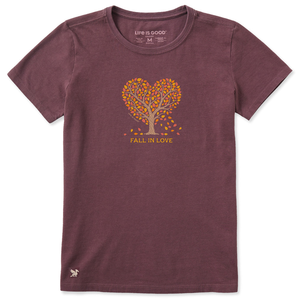 Women's Fall in Love Tree Short Sleeve Crusher Tee product image 1